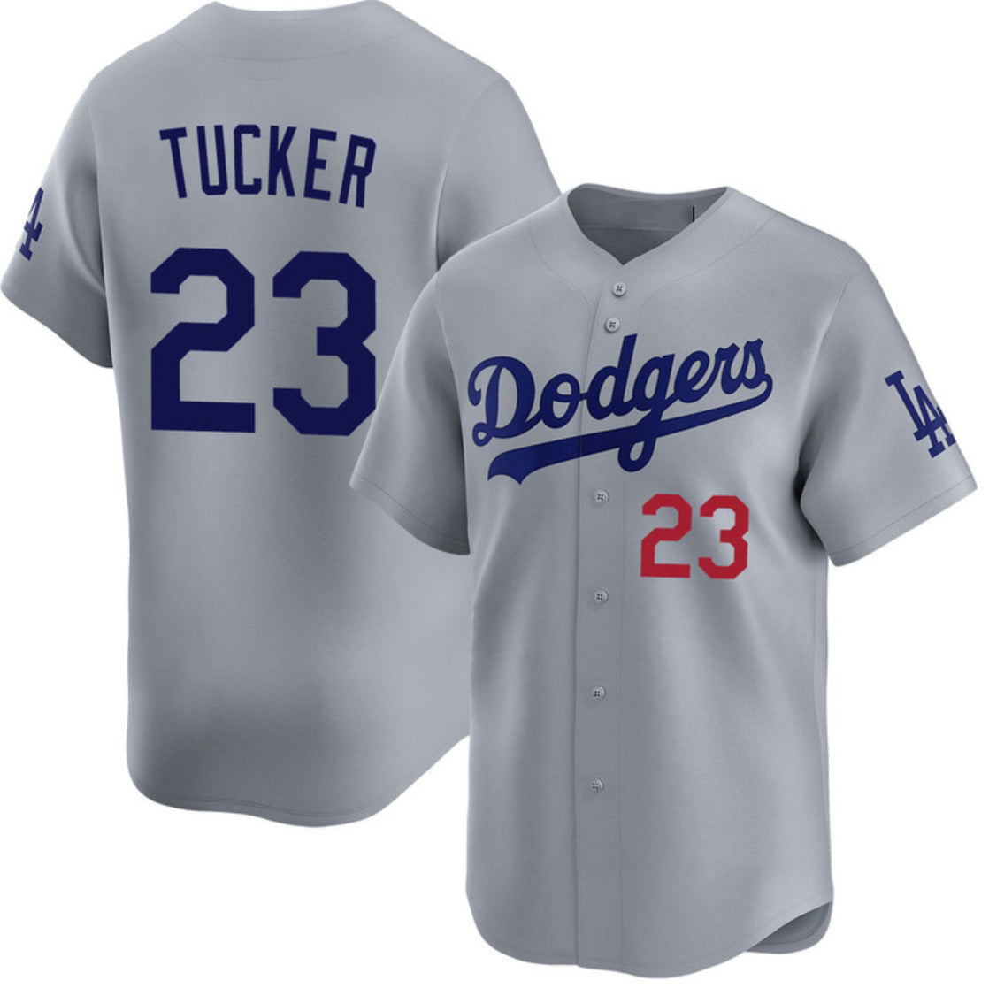 Los Angeles Dodgers #23 Kyle Tucker Gray CLOTHIN 2026 Limited Stitched Jersey