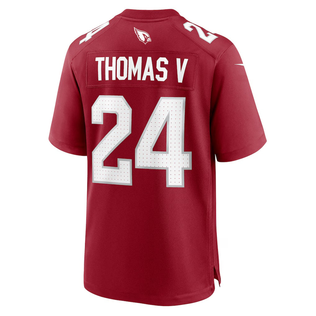 A.Cardinals #24 Starling Thomas V Cardinal CLOTHIN Team Game Jersey