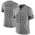 Custom B.Ravens 2019 Gray Gridiron Gray CLOTHIN Vapor Untouchable Limited Jersey