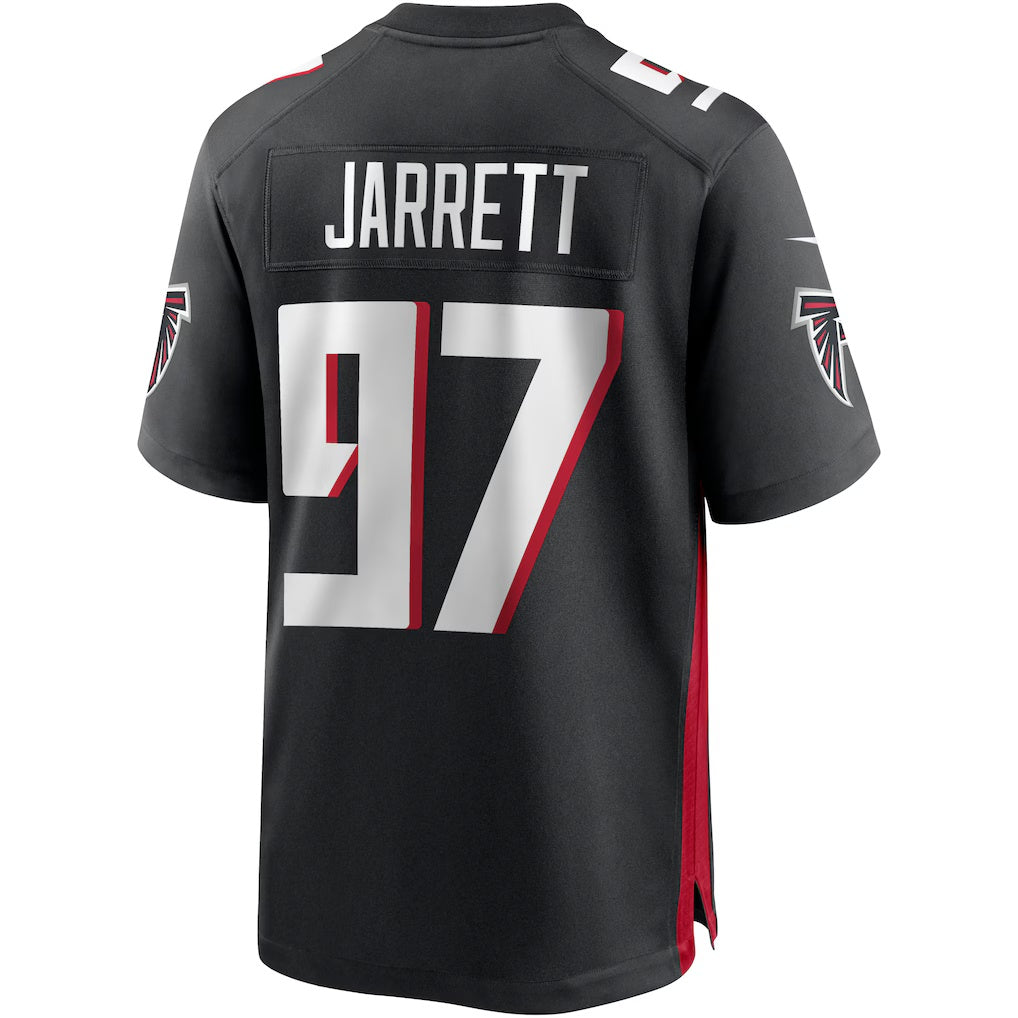 A.Falcons #97 Grady Jarrett Black CLOTHIN Game Player Jersey