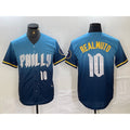 Philadelphia Phillies #10 JT Realmuto Number Blue CLOTHIN 2024 City Connect Limited Stitched Jersey 2