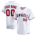 Custom Los Angeles Angels White CLOTHIN Home Limited Jersey