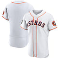 Houston Astros Blank White CLOTHIN 2022 World Series Flex Base Stitched Jersey