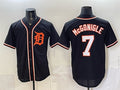 Detroit Tigers #7 Kevin McGonigle 2026 Fashion Replica Black CLOTHIN Out Stitched Jersey