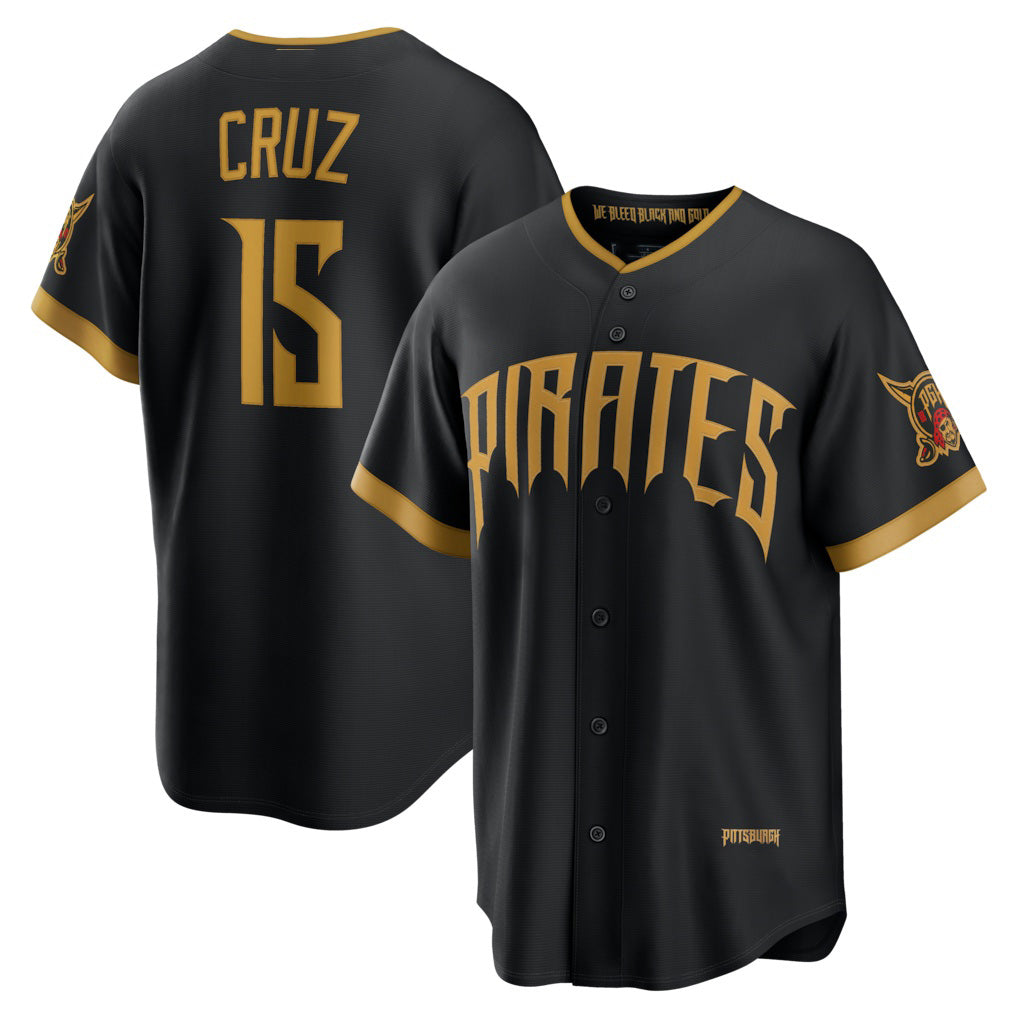 Pittsburgh Pirates #15 Oneil Cruz Black CLOTHIN 2026 City Connect Stadium Jersey