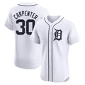 Detroit Tigers #30 Kerry Carpenter Player White CLOTHIN Limited Elite Home Stitched Jerseys