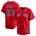 Boston Red Sox #10 Trevor Story Player Red CLOTHIN Limited Home Game Stitched Jerseys1