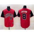 Chicago White Sox #8 Bo Jackson Red Black CLOTHIN 2025 City Connect Limited Stitched Jersey