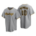 ittsburgh Pirates #10 Bryan Reynolds Gray CLOTHIN Road Cool Base Jersey