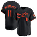 Baltimore Orioles #11 Jordan Westburg Black CLOTHIN 2025 Alternate Limited Cool Base Stitched Jersey