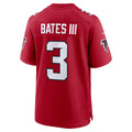 A.Falcons #3 Jessie Bates III Red CLOTHIN Game Jersey