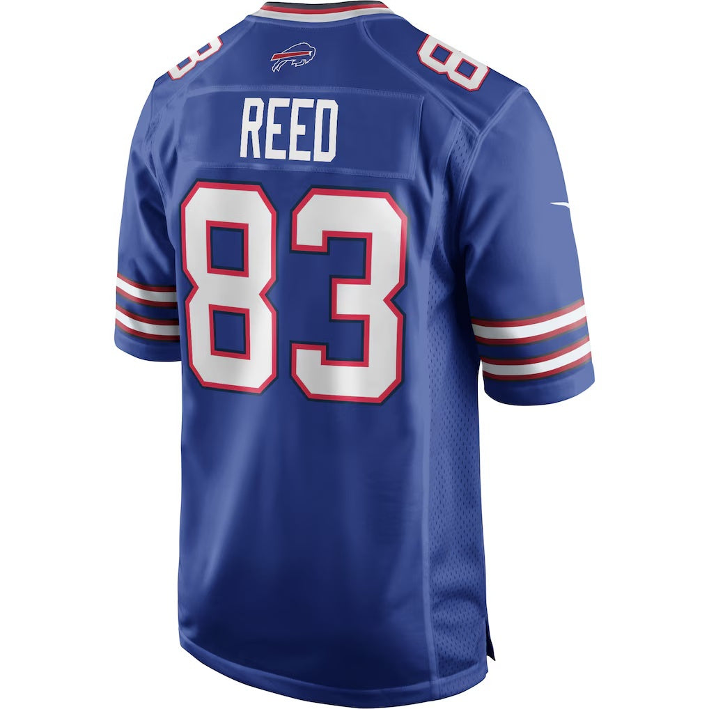 B.Bills #83 Andre Reed Royal CLOTHIN Game Retired Player Jersey