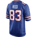 B.Bills #83 Andre Reed Royal CLOTHIN Game Retired Player Jersey