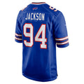 B.Bills #94 Landon Jackson Royal CLOTHIN Team Game Jersey