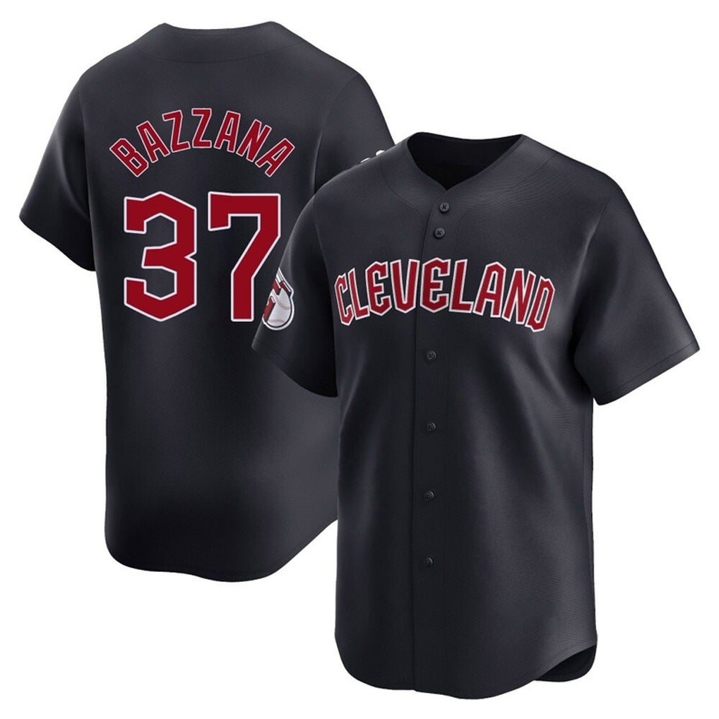 Cleveland Guardians #37 Travis Bazzana Player Navy CLOTHIN Limited Home Game Stitched Jerseys