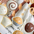 Cute Cartoon Underglaze Ceramic Spoon, Long Handle Teaspoon, Food-Safe & Dishwasher-Safe, For Soup, Dessert, Oatmeal
