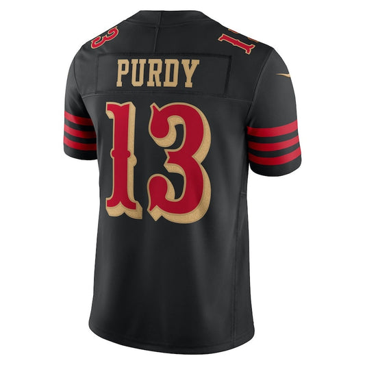 SF.49ers #13 Brock Purdy 2025 Rivalries Collection Limited Jersey-Puhic - Black Stitched American Football Jersey-Puhics