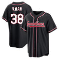 Cleveland Guardians #38 Steven Kwan Player Black CLOTHIN Fashion Out Home Game Stitched Jerseys