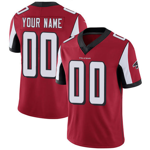 Custom A.Falcons Home Red CLOTHIN Vapor Untouchable Limited Jersey