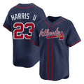 Atlanta Braves #23 Michael Harris II Player Navy CLOTHIN Limited Home Game Stitched Jerseys