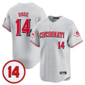 Cincinnati Reds #14 Pete Rose Player Gray CLOTHIN Vapor Premier Limited Home Stitched Jerseys