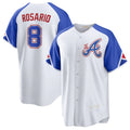 Atlanta Braves #8 Eddie Rosario White CLOTHIN 2023 City Connect Cool Base Stitched Jersey