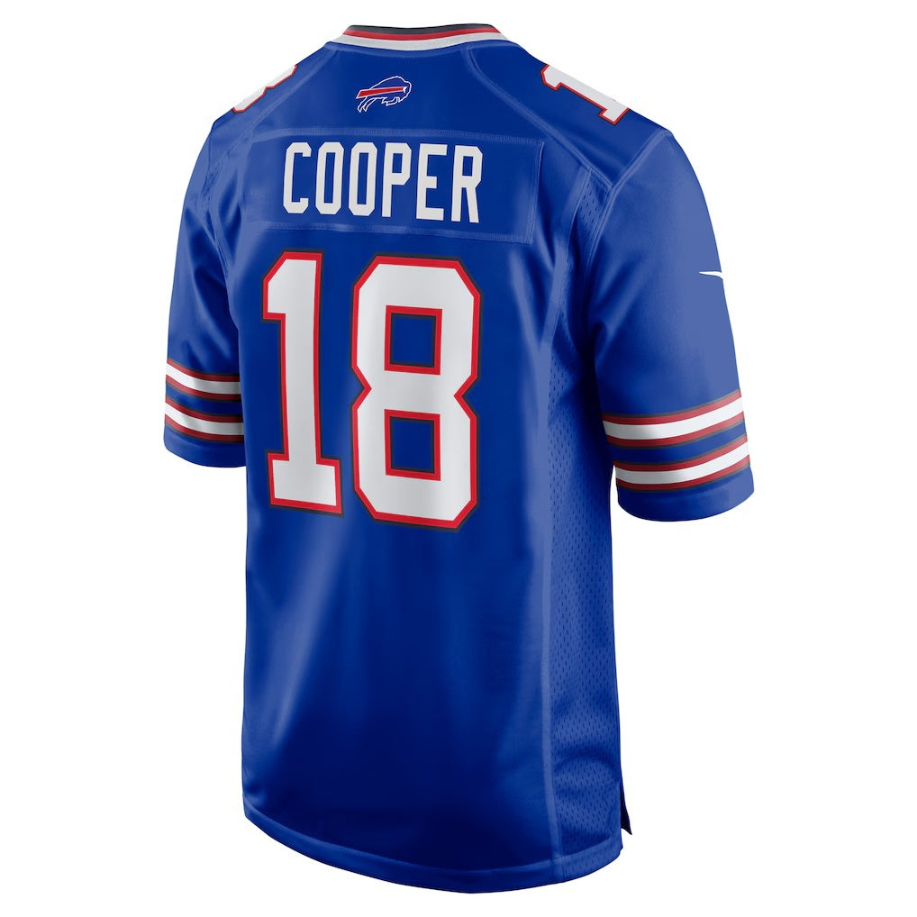 B.Bills #18 Amari Cooper Royal CLOTHIN Game Jersey