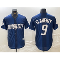 Detroit Tigers #9 Jack Flaherty 2024 Navy CLOTHIN City Connect Cool Base Limited Stitched Jersey