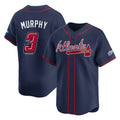 Atlanta Braves #3 Dale Murphy Player Navy CLOTHIN 2025 Speedway Classic Home Game Stitched Jerseys