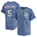 Washington Nationals #5 CJ Abrams Blue CLOTHIN 2025 City Connect Limited Jersey