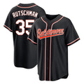 Baltimore Orioles #35 Adley Rutschman Player Black CLOTHIN Out Home Game Stitched Jerseys