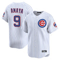 Chicago Cubs #9 Miguel Amaya Player White CLOTHIN Limited Home Game Stitched Jerseys