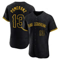 Los Angeles Angels #13 Drew Pomeranz Player Black CLOTHIN Snake Skin City Limited Elite Home Stitched Jerseys