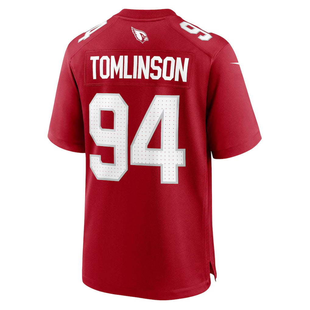 A.Cardinals #94 Dalvin Tomlinson Cardinal CLOTHIN Team Game Jersey