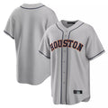 Houston Astros Blank Player Gray CLOTHIN Home Game Stitched Jerseys