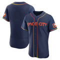 Houston Astros Blank Player Navy CLOTHIN City Connect Limited Elite Home Stitched Jerseys