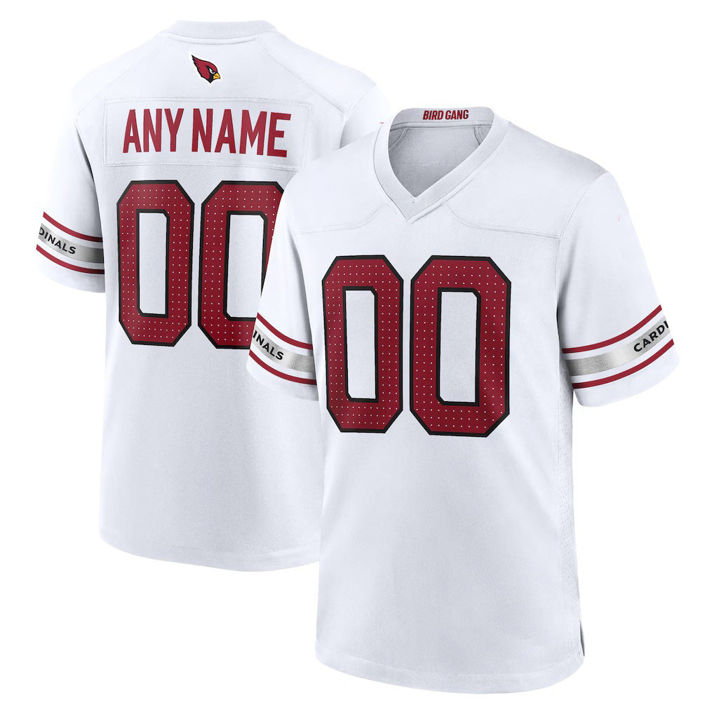 Custom A.Cardinals White CLOTHIN Game Jersey