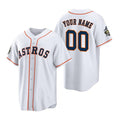 Custom Houston Astros ACTIVE PLAYER White CLOTHIN 2022 World Series Home Stitched Jersey