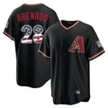 Arizona Diamondbacks #28 Nolan Arenado Player Black CLOTHIN USA 250 Fourth of July Game Home Stitched Jerseys