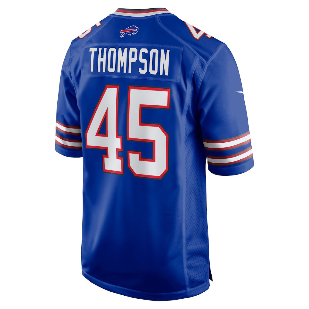 B.Bills #45 Shaq Thompson Royal CLOTHIN Team Game Jersey