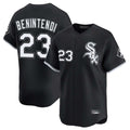 Chicago White Sox #23 Andrew Benintendi Player Black CLOTHIN Limited Home Stitched Jerseys