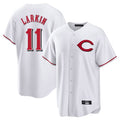 Cincinnati Reds #11 Barry Larkin Player White CLOTHIN Home Game Stitched Jerseys