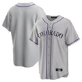 Colorado Rockies Blank Player Gray CLOTHIN Game Home Stitched Jerseys