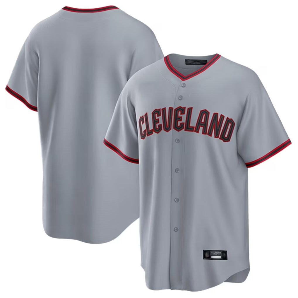 Cleveland Guardians Blank Player Gray CLOTHIN Home Game Stitched Jerseys