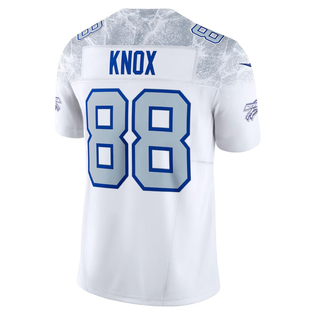 B.Bills #88 Dawson Knox White CLOTHIN 22025 Rivalries Collection Limited Jersey