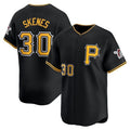 Pittsburgh Pirates #30 Paul Skenes Black CLOTHIN Alt Limited Jersey