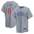 Chicago Cubs #8 Ian Happ Player Gray CLOTHIN Home Game Stitched Jerseys