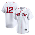 Boston Red Sox #12 Connor Wong Player White CLOTHIN Limited Home Game Stitched Jerseys1