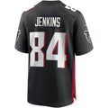 A.Falcons #84 Alfred Jenkins Black CLOTHIN Game Retired Player Jersey