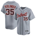 Detroit Tigers #35 Justin Verlander Player Gray CLOTHIN Home Limited Stitched Jerseys